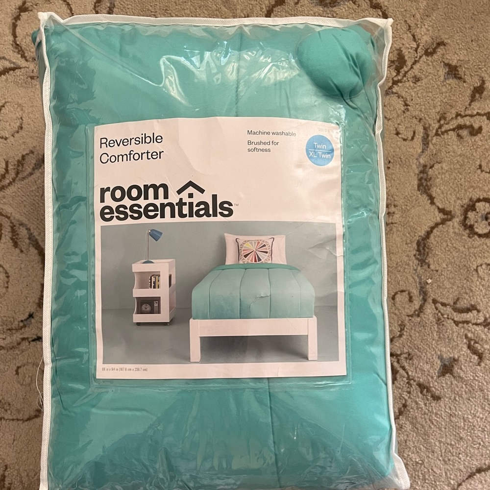 Brand new Twin/XL teal